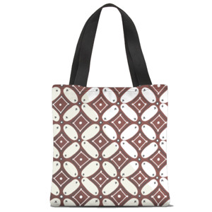 Tas Tote Fullprint Pola Batik Indonesia
