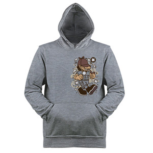 Jaket Hoodie Wolf Detective