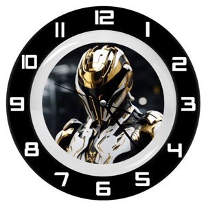 Jam Dinding Soldiers wear armor