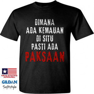 Kaos Wearthememo T-Shirt Dimana Ada Kemauan