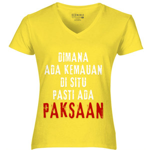 Kaos Wearthememo T-Shirt Dimana Ada Kemauan