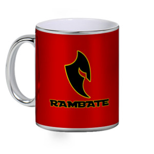 Mug Silver Rambate Logo MS