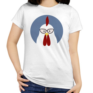 Kaos Chicken Head Hipster