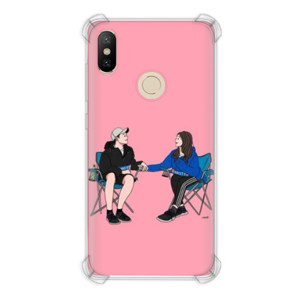 Casing HP soft pink couple 1