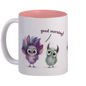 Mug Cute Monsters Good Morning 2