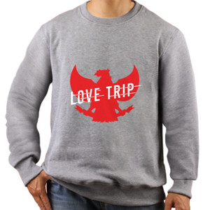 Jaket Sweater Love Trip Indonesia