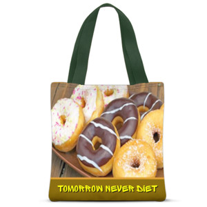 Tas Tote Fullprint Tomorrow Never Diet