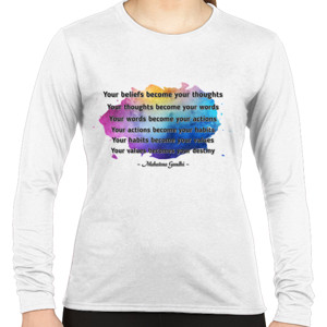 Kaos YOUR BELIEFS BECOME YOUR THOUGHTS