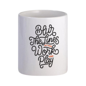 Mug Blur The line Between Work And Play