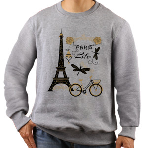 Jaket Sweater Paris Life  