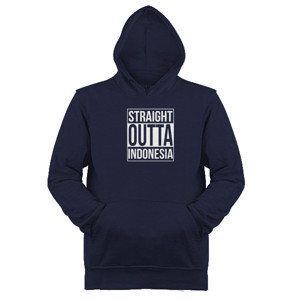 Jaket Hoodie Straight Outta Indonesia 