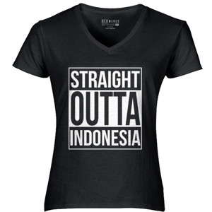 Kaos Straight Outta Indonesia 