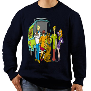 Jaket Sweater kaos scooby doo