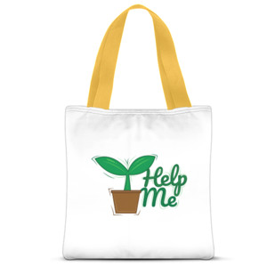 Tas Tote Fullprint Tas Tote Bag Help Me (Tree)