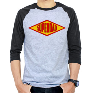Kaos Raglan Superdad
