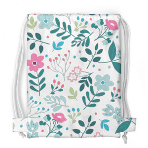 Tas Serut Fullprint Floral Stringbag
