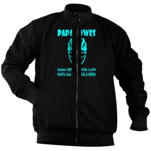 Jaket Bomber Kaos Sepeda Papa Gowes 