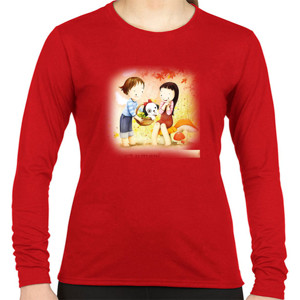 Kaos Korean Family Cute