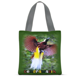 Tas Tote Fullprint Cendrawasih