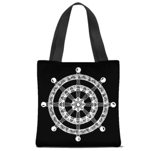 Tas Tote Fullprint The Wheel Mandala
