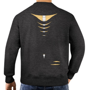 Jaket Sweater Tulang belakang