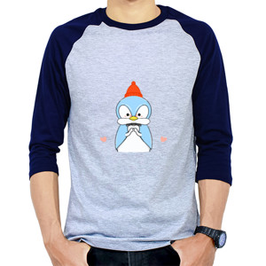 Kaos Raglan Sweet penguin