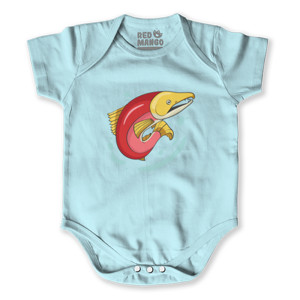 Baby Jumper i love Salmon