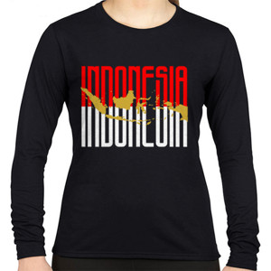 Kaos Indonesia Merah Putih Peta Emas