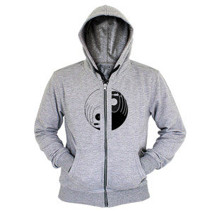 Hoodie Zipper Yin Yang DJ Music