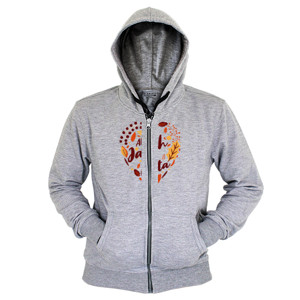 Hoodie Zipper Aku Jatuh Ke Cinta