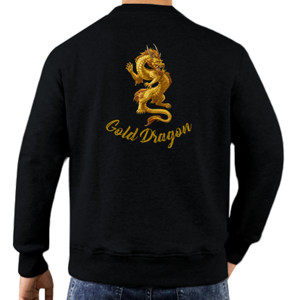Jaket Sweater Gold Dragon