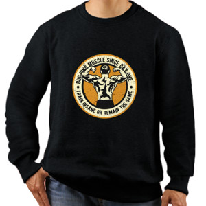 Jaket Sweater Building Muscle