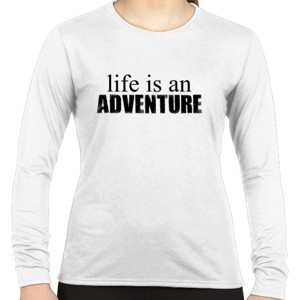 Kaos KAOS PREMIUM QUOTES LIFE IS AN ADVENTURE