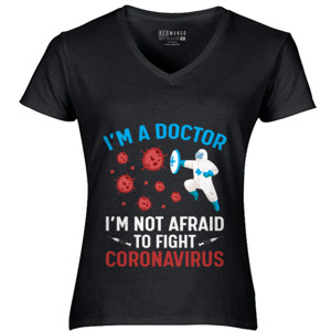 Kaos I'm a doctor not afraid corona