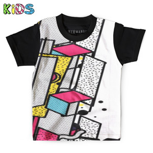 Kaos Anak Full-Print Neo memphis background 38