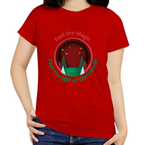 Kaos SKIN SPESIAL : MAGIC CHRISTMAS - WANITA