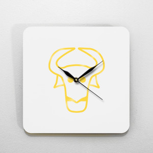 Jam Dinding Golden Buffalo