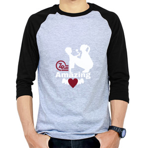 Kaos Raglan ZECLOTH, Amazing Mom 2