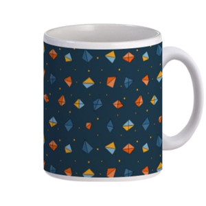 Mug Night Twist Pattern Gelas Mug
