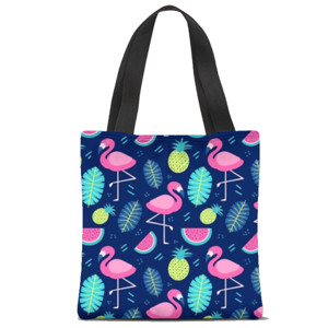 Tas Tote Fullprint Tas Tote Fullprint Flamingo FLM05