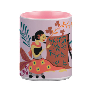 Mug mug gadis pembatik