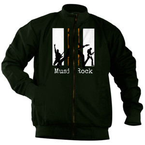 Jaket Bomber Music Rock