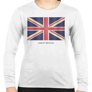 Kaos Great Britain Vintage Flags