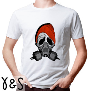Kaos Tengkorak masker