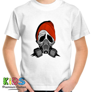 Kaos Tengkorak masker