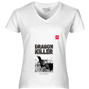 Kaos Ayam Pakhoy Dragon Killer Sketsa
