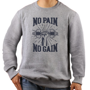 Jaket Sweater No Pain No Gain
