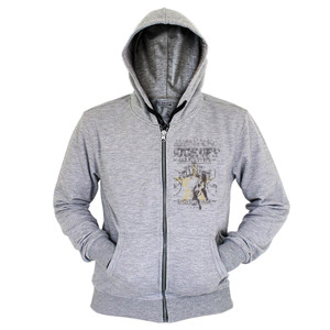 Hoodie Zipper Kaos Adu Kerbau (SB7R3)