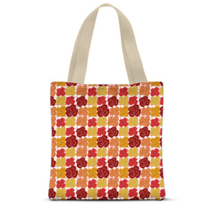 Tas Tote Fullprint Roses