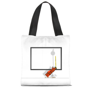 Tas Tote Fullprint Bottle art drawing